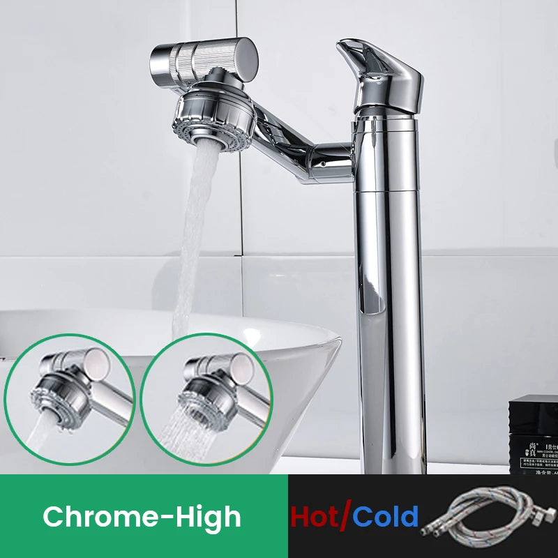 1080 Degree Basin Faucet Kitchen Sink Faucet Bathroom Faucet Mixer Aerator 2 In 1 Black Tap Heated Faucet Gourmet Mixer Tapware