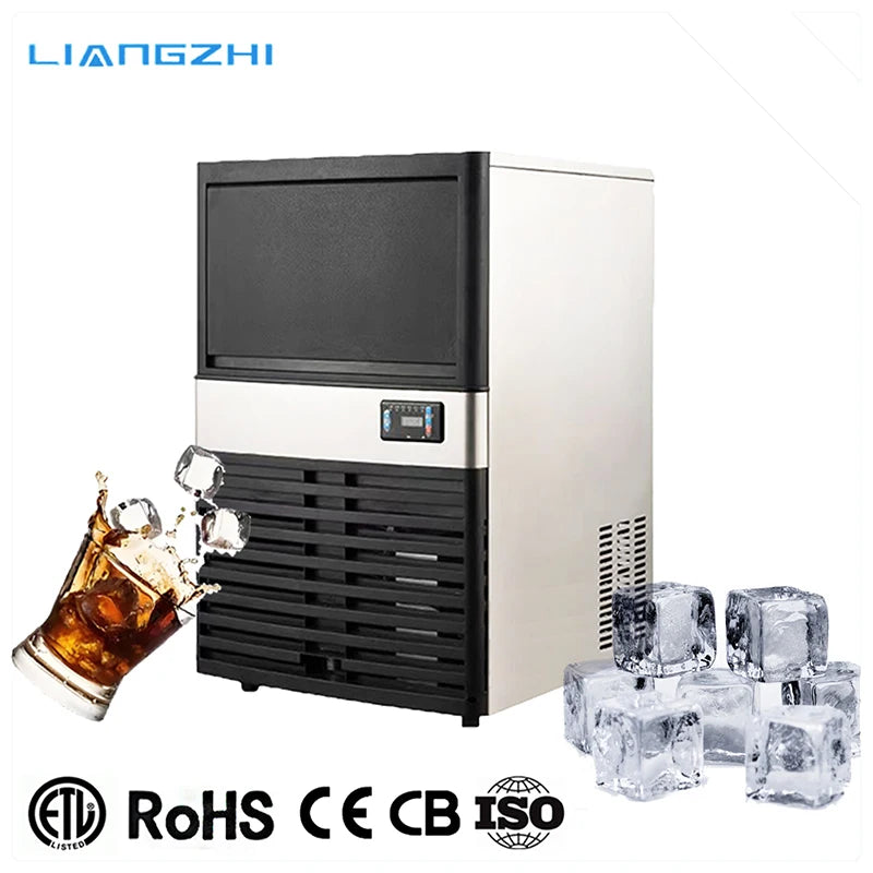 Automatic Cafeteria 40kg 24Hours LZ-80 Cube Ice Machine in South Africa