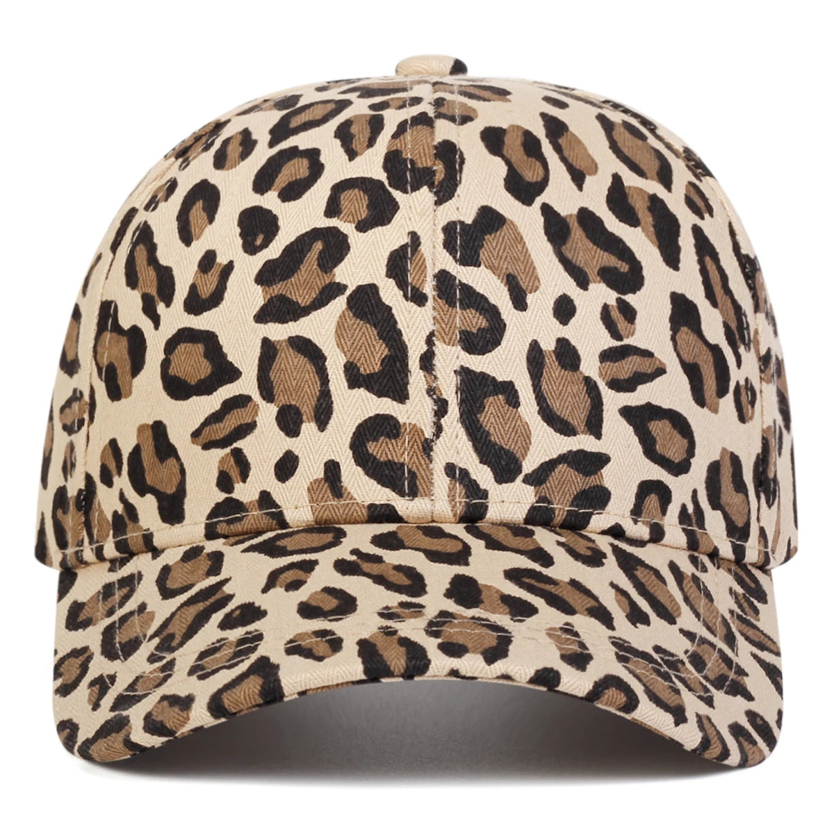 1piece Unisex Leopard Print Baseball Cap Outdoor Adjustable Sunscreen Leisure Hat Spring Autumn Travel Tourism Beach Vacation