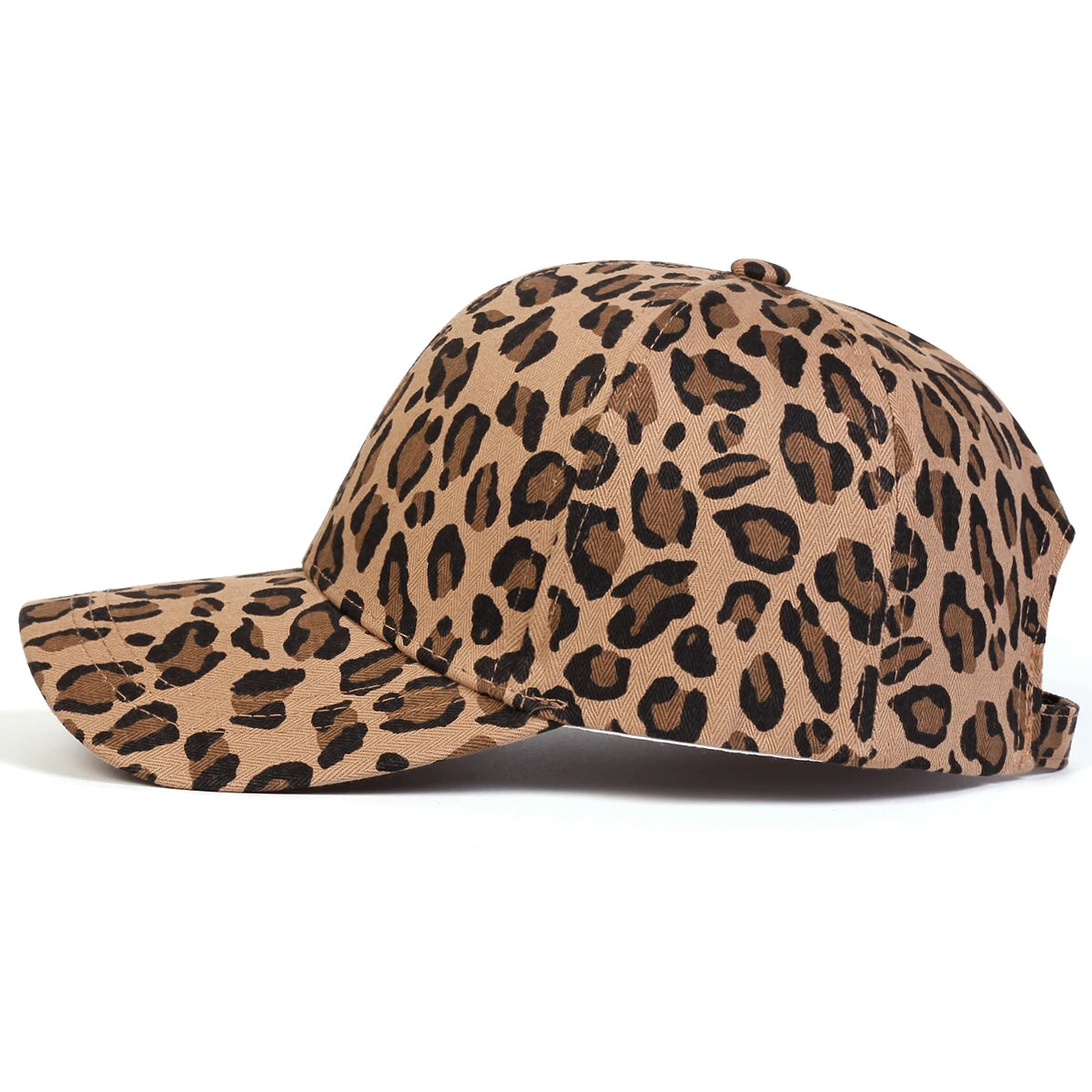1piece Unisex Leopard Print Baseball Cap Outdoor Adjustable Sunscreen Leisure Hat Spring Autumn Travel Tourism Beach Vacation