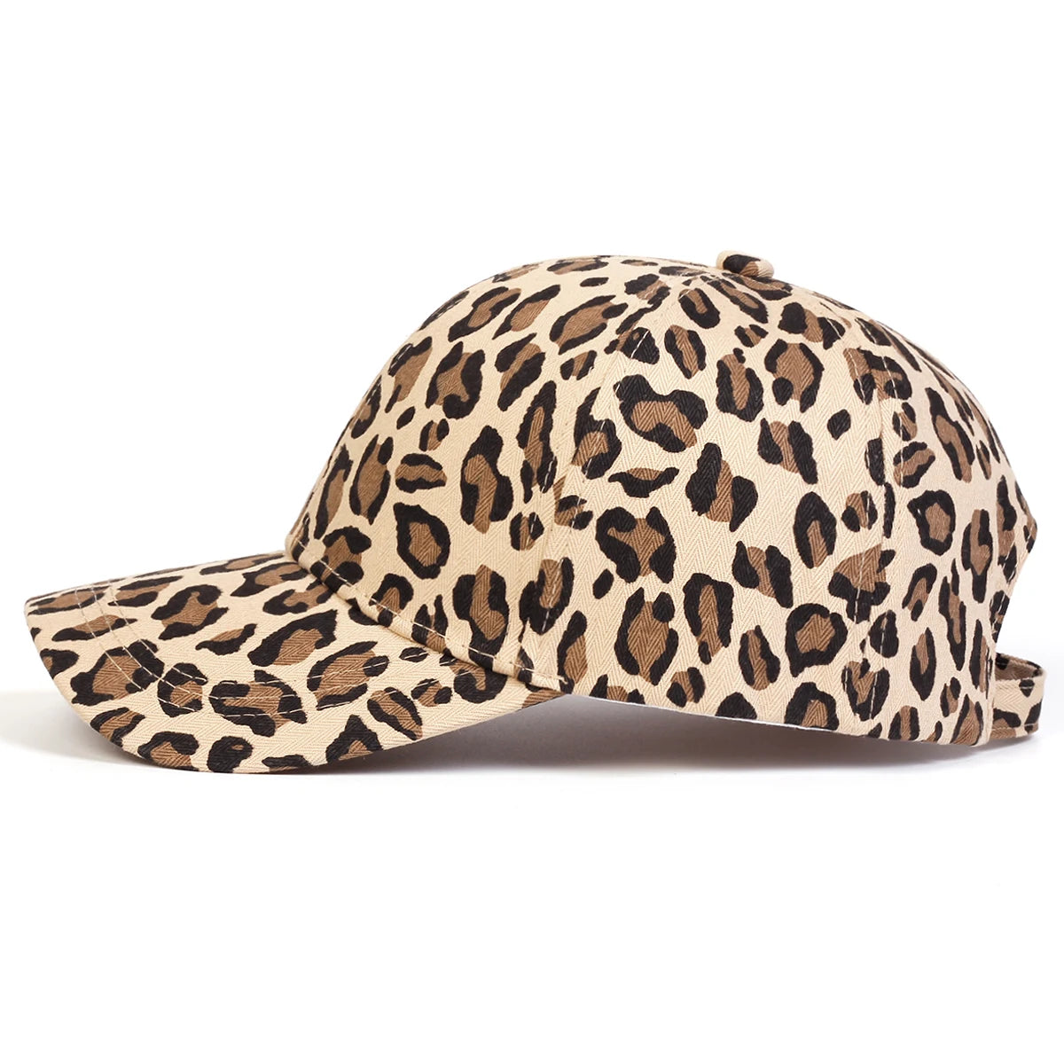1piece Unisex Leopard Print Baseball Cap Outdoor Adjustable Sunscreen Leisure Hat Spring Autumn Travel Tourism Beach Vacation