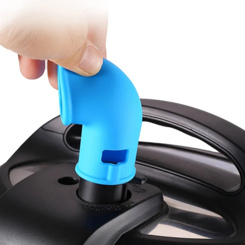 1pc Pressure Cooker Silicone Exhaust Pipe Pressure Cooker Silicone Steam Release Valve Pressure Cooker Exhaust Valve Diverte