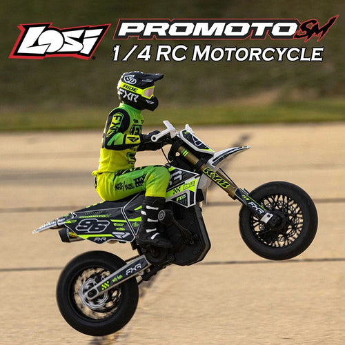1/4 Motorcycle Losi Promoto-SM FXR RTR Simulated Electric RC Remote Control Motorcycle Model Car Adults Toys LOS-2272 / LOS-2310