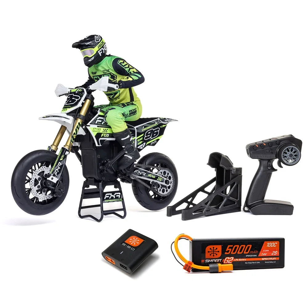 1/4 Motorcycle Losi Promoto-SM FXR RTR Simulated Electric RC Remote Control Motorcycle Model Car Adults Toys LOS-2272 / LOS-2310