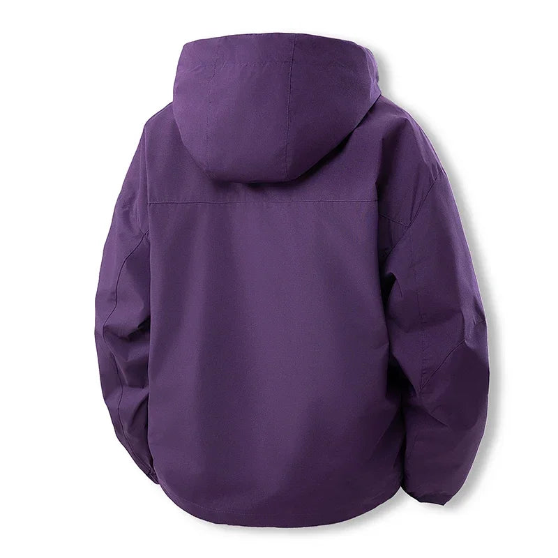 A new style of cross-border men's printed jacket for the 2025 casual autumn and winter, a simple, loose and fashionable sports j